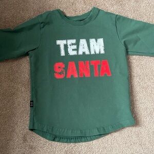 Olive & Scout 3T Toddler Team Santa Long Sleeve Jersey Christmas Shirt